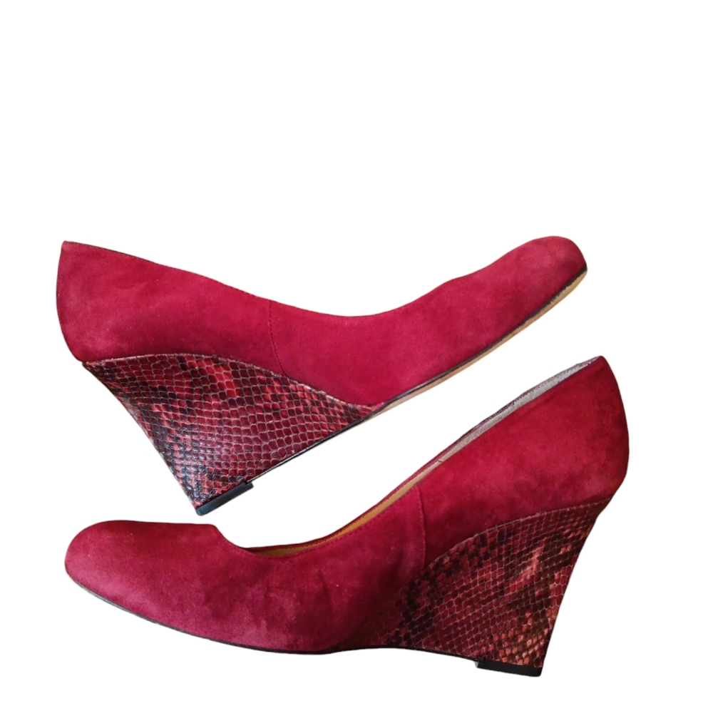 Lk Bennett Eirene Suede Python Snakeskin Snakepri… - image 3